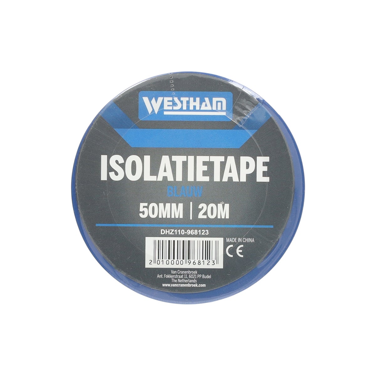 Tape blauw 50 mm x 20 M Westham Tape blauw 50 mm x 20 M Westham