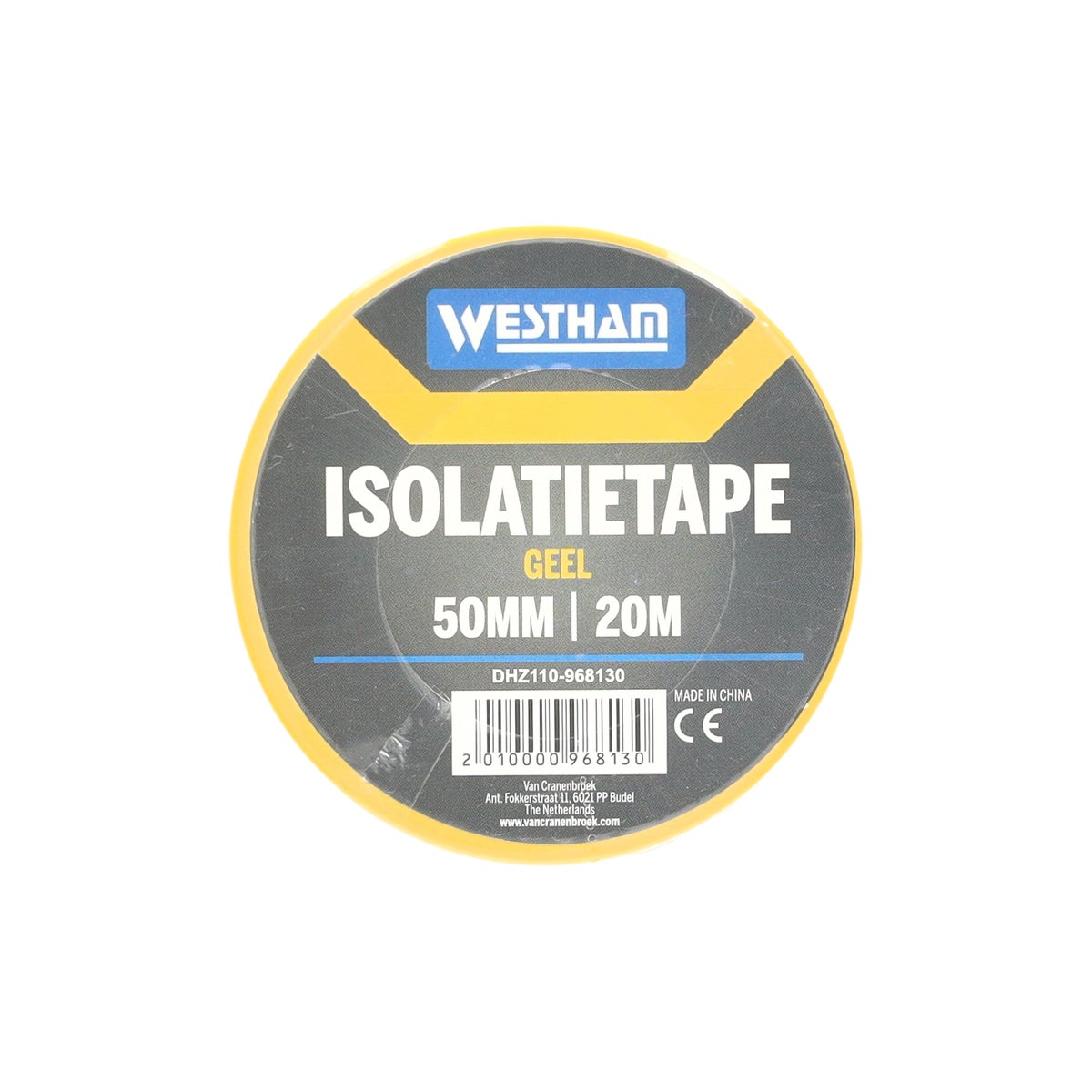Tape geel 50 mm x 20 M Westham Tape geel 50 mm x 20 M Westham
