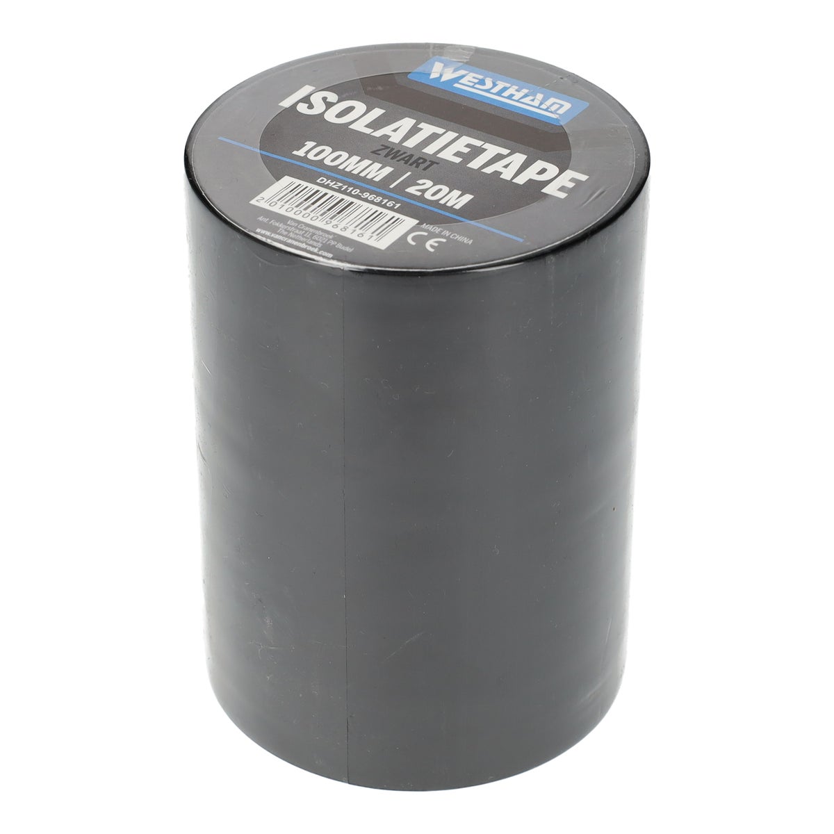 Tape zwart 100 mm x 20 M Westham Tape zwart 100 mm x 20 M Westham