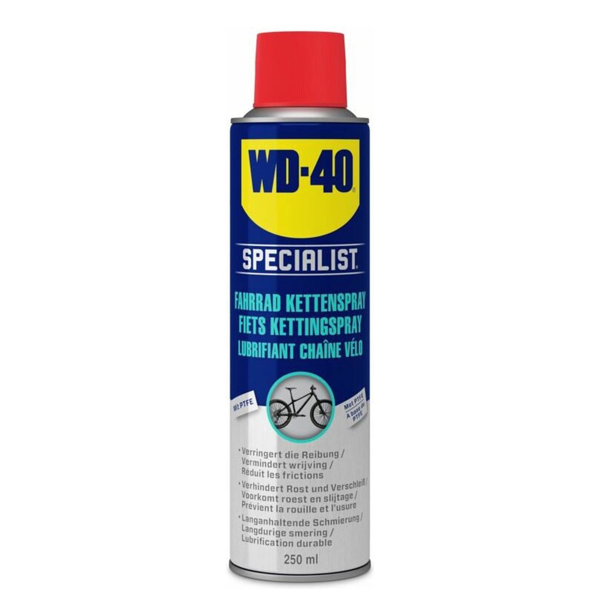 WD40 Spec 250 ml fietsketting spray WD40 Spec 250 ml fietsketting spray