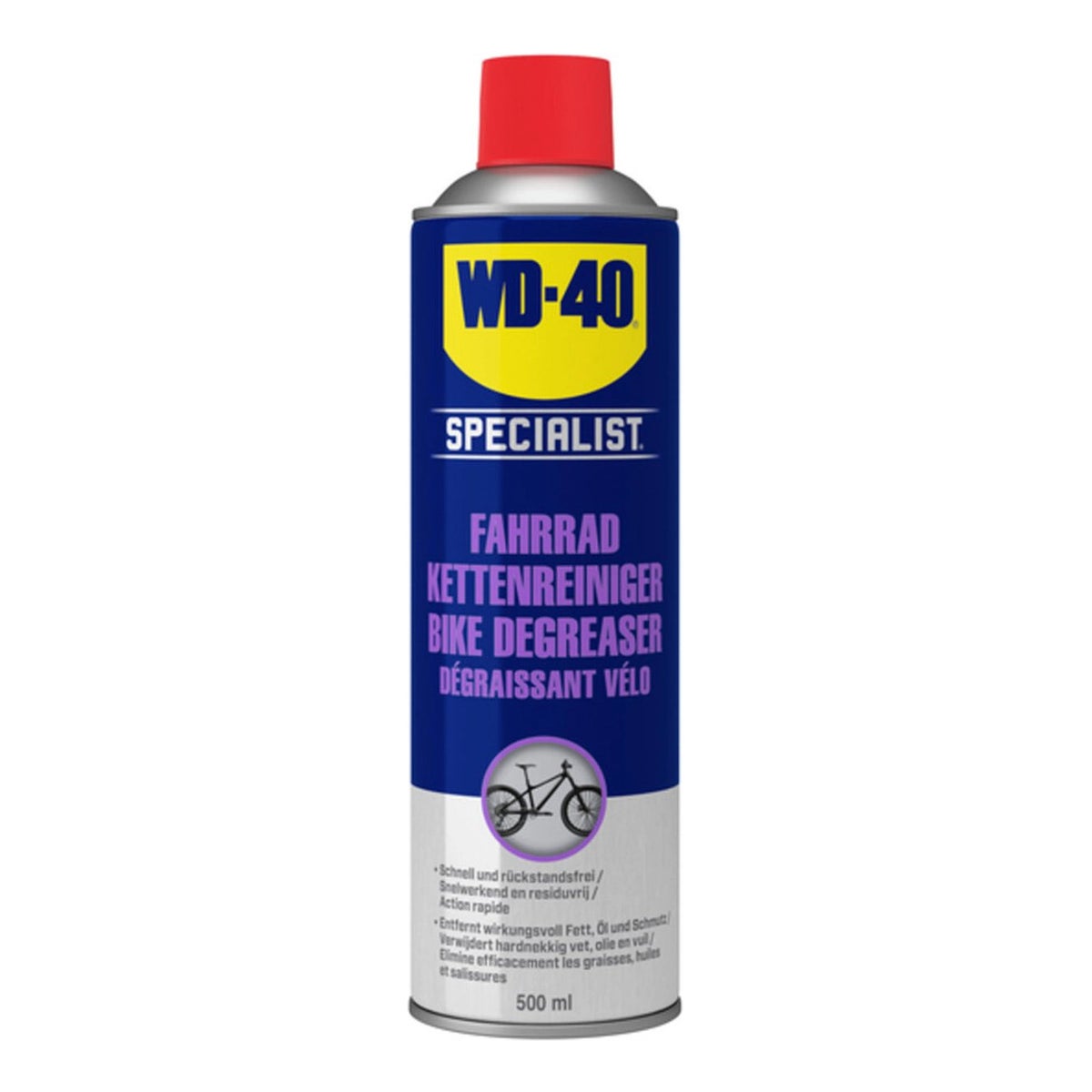 WD40 Spec 500 ml fiets ontvetter WD40 Spec 500 ml fiets ontvetter