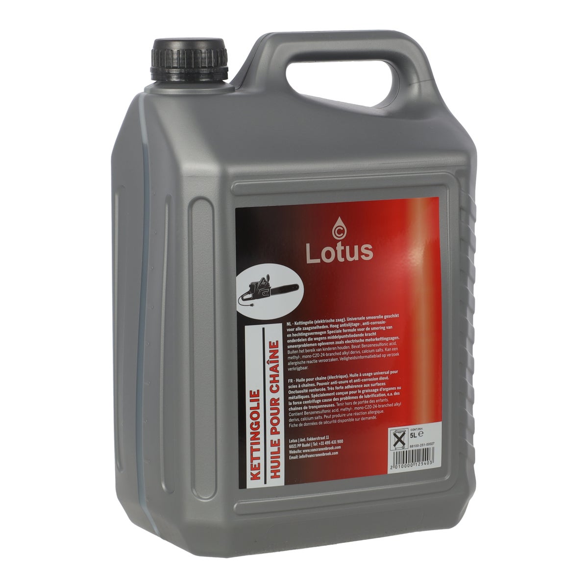 Olie kettingzaag electrisch 5L Lotus Olie kettingzaag electrisch 5L Lotus