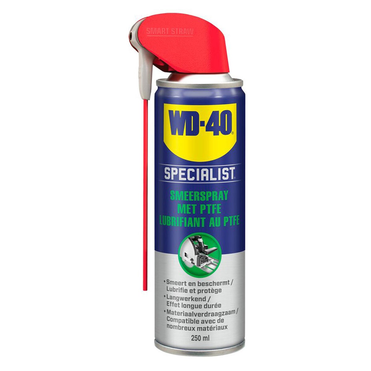 WD40 Spec 250 ml smeerspray en PTFE WD40 Spec 250 ml smeerspray en PTFE
