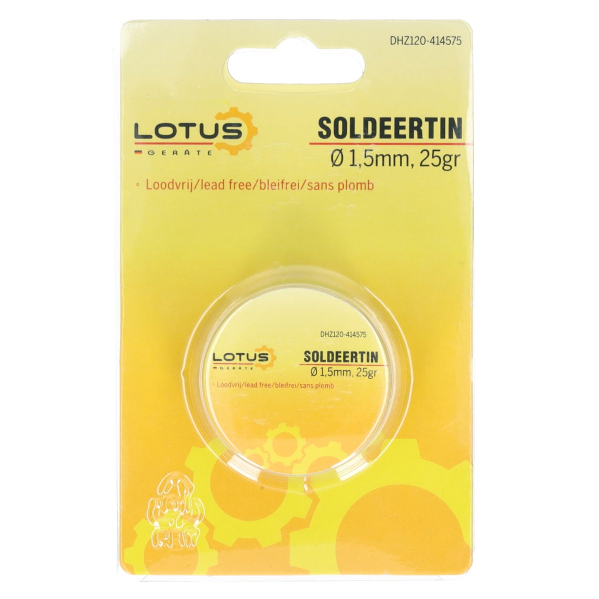 Soldeertin 1,5 25 gr Lotus Soldeertin 1,5 25 gr Lotus