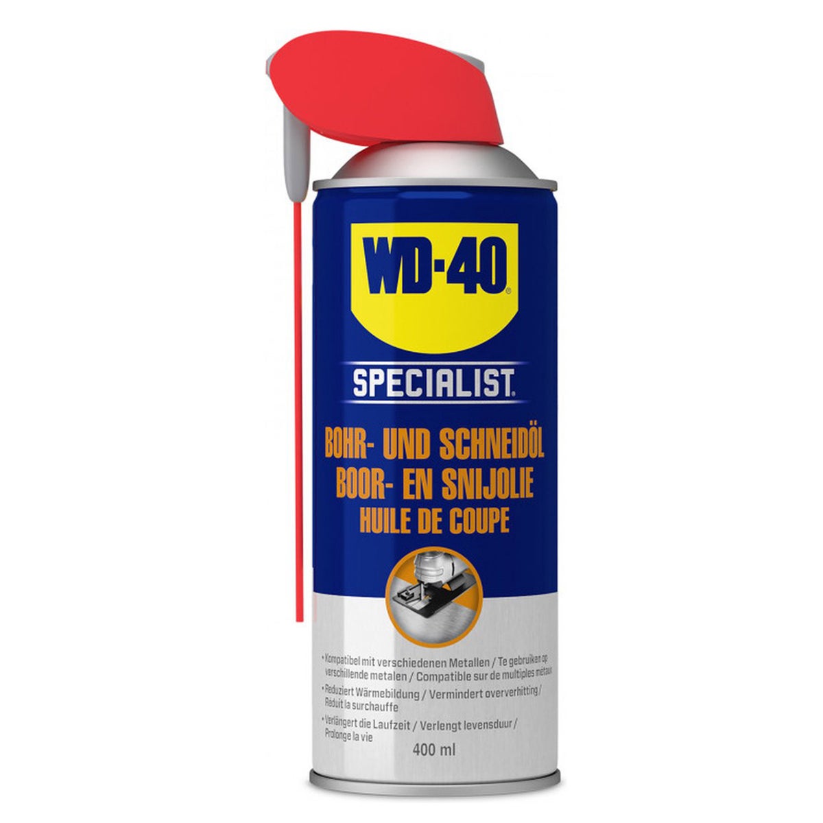 WD40 Spec 400 ml boor en snijolie WD40 Spec 400 ml boor en snijolie