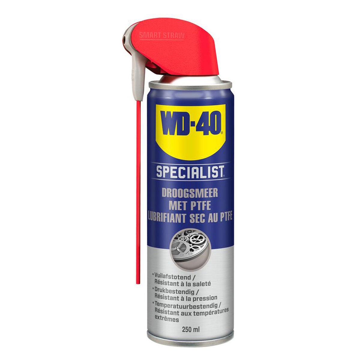 WD40 Spec 250ml droogsmeer+PTFE WD40 Spec 250ml droogsmeer+PTFE