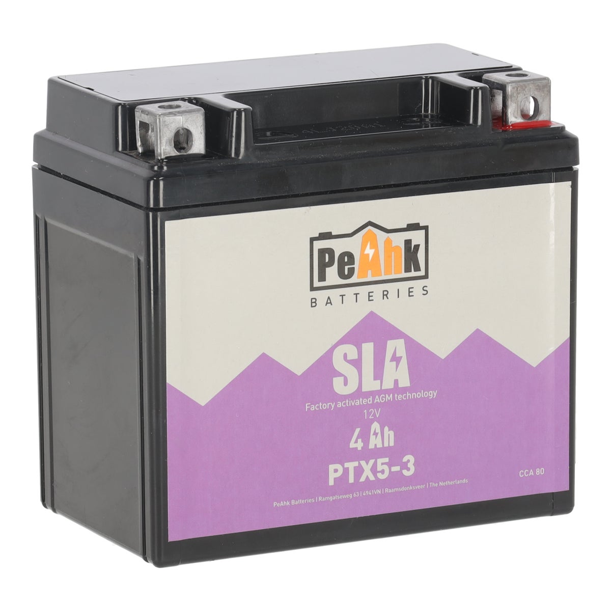 Accu scooter 12V 4Ah PTX5-3 Accu scooter 12V 4Ah PTX5-3