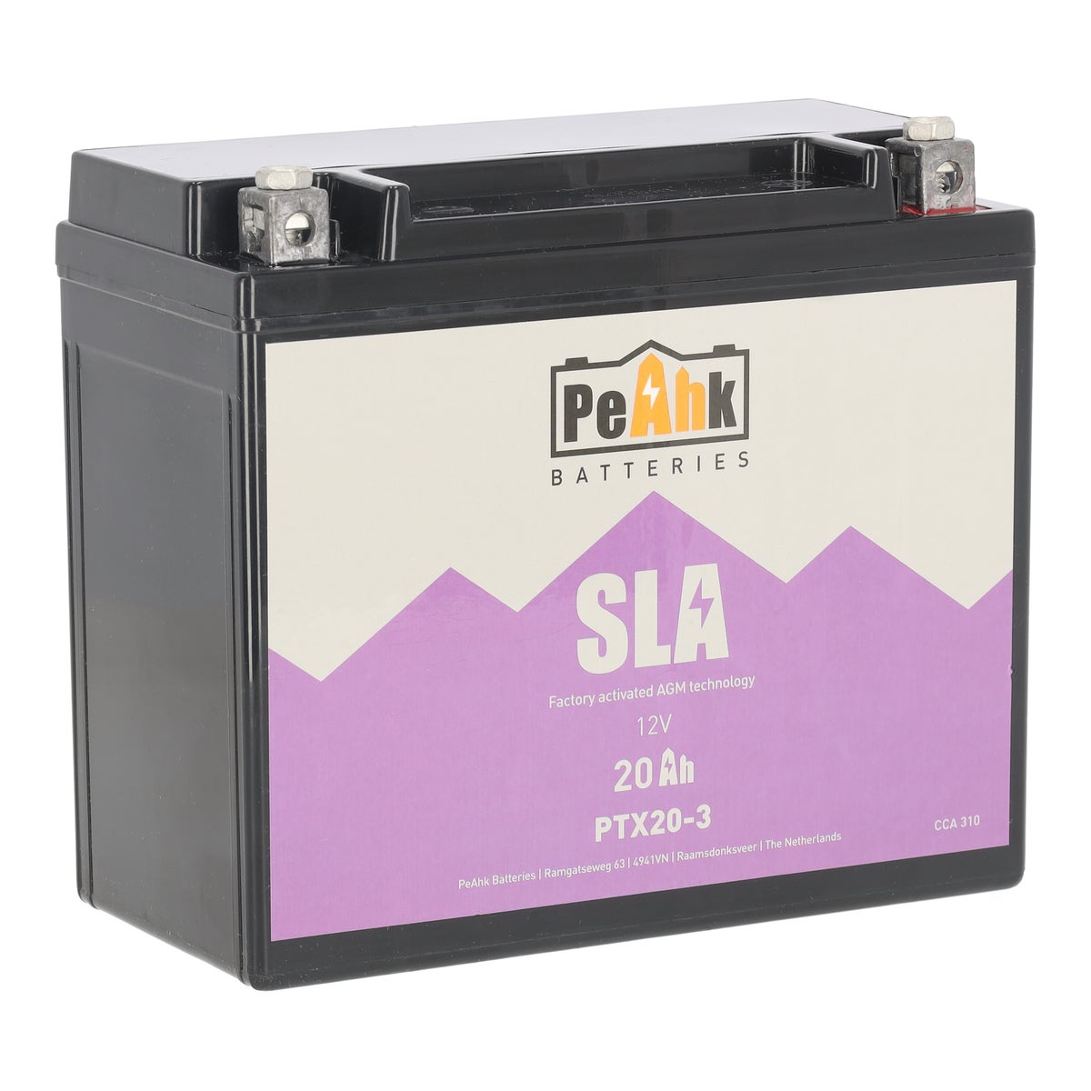 Accu motor 12V 20Ah PTX20-3 Accu motor 12V 20Ah PTX20-3