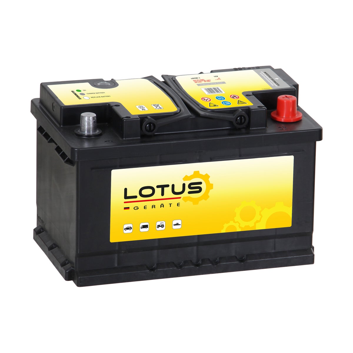 Accu 12V 74AH Lotus 3 Accu 12V 74AH Lotus 3