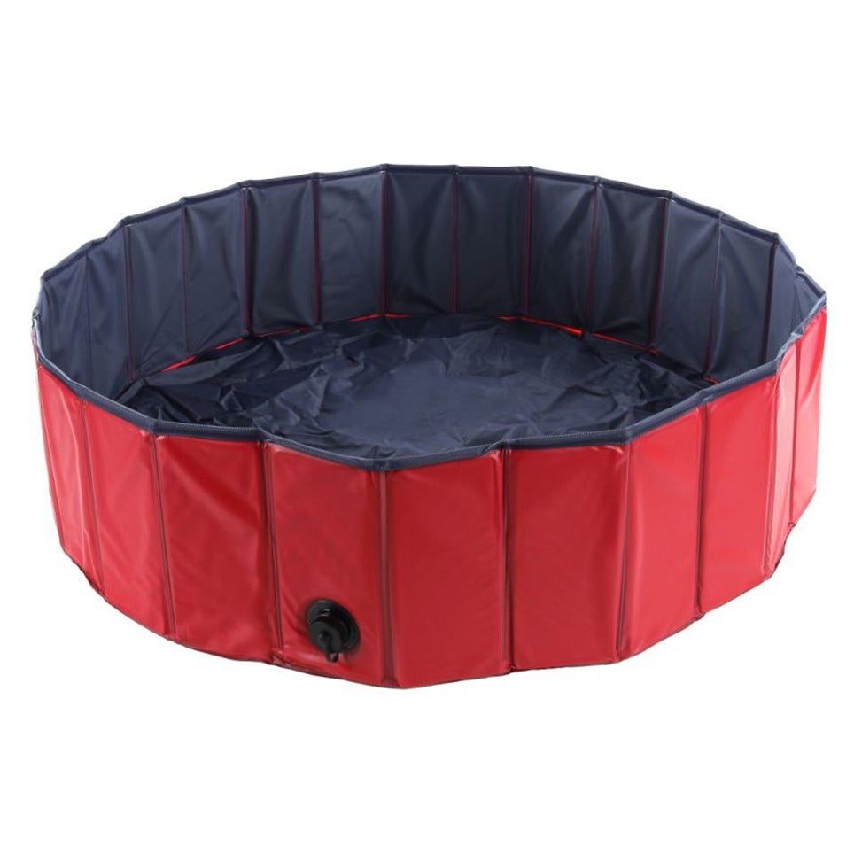 Hondenzwembad Doggy Splash blauw/rood 120 x 30 cm Hondenzwembad Doggy Splash blauw/rood 120 x 30 cm