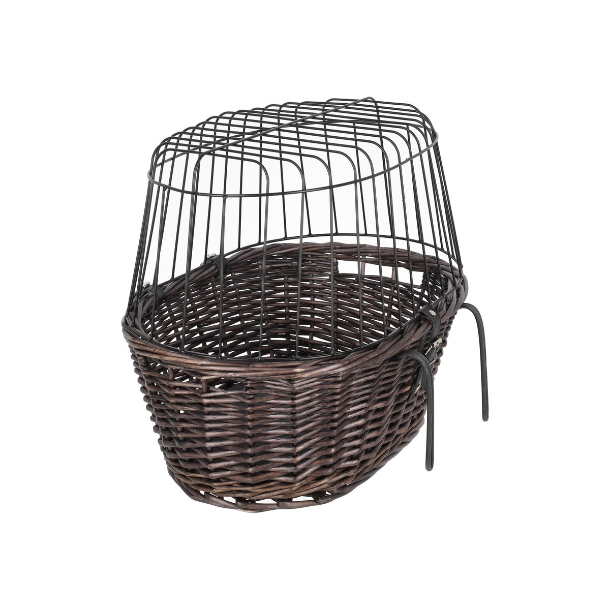 Fietsmand met rooster en kussen 50 x 41 x 35 grijs Fietsmand met rooster en kussen 50 x 41 x 35 grijs