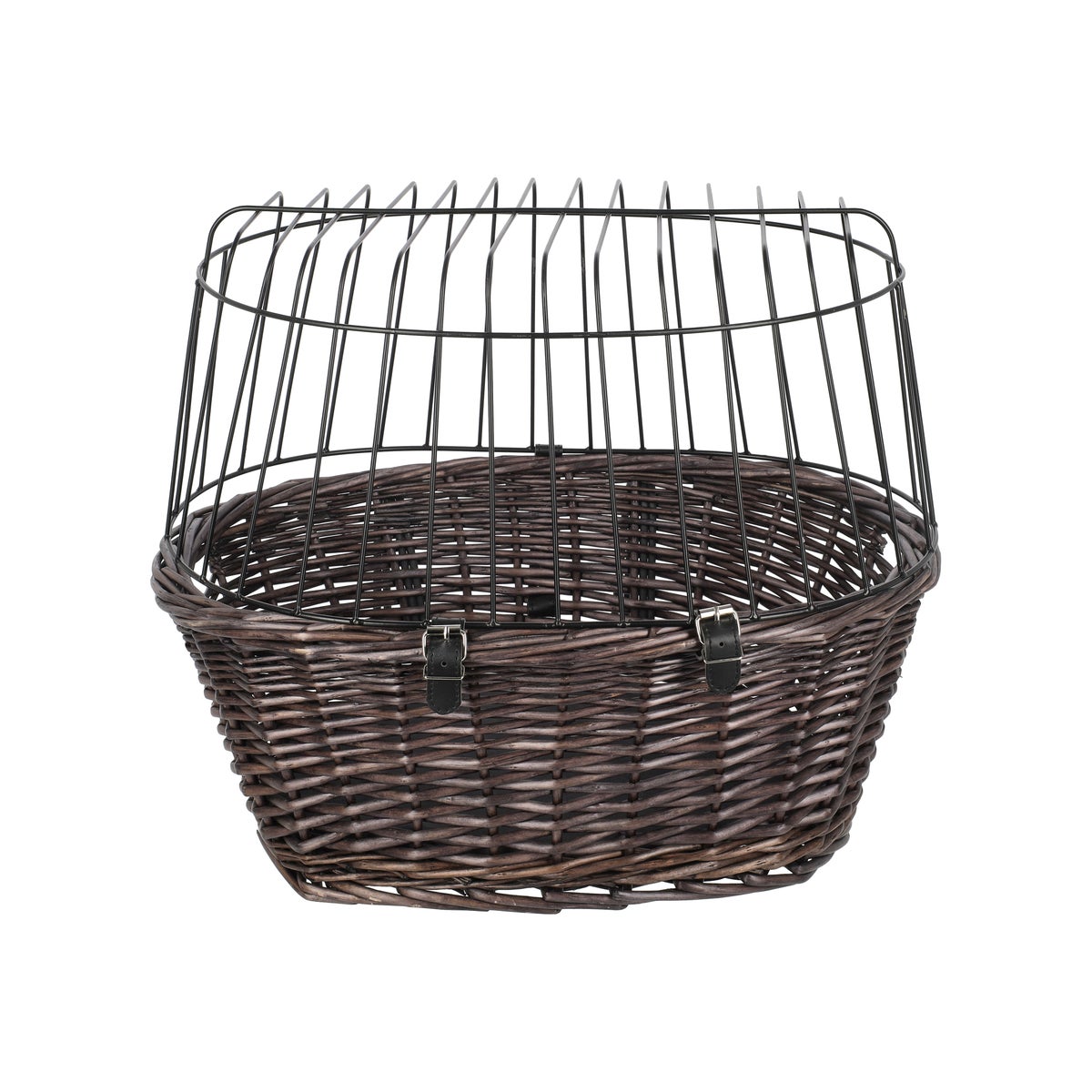 Fietsmand met rooster en kussen 50 x 41 x 35 grijs Fietsmand met rooster en kussen 50 x 41 x 35 grijs
