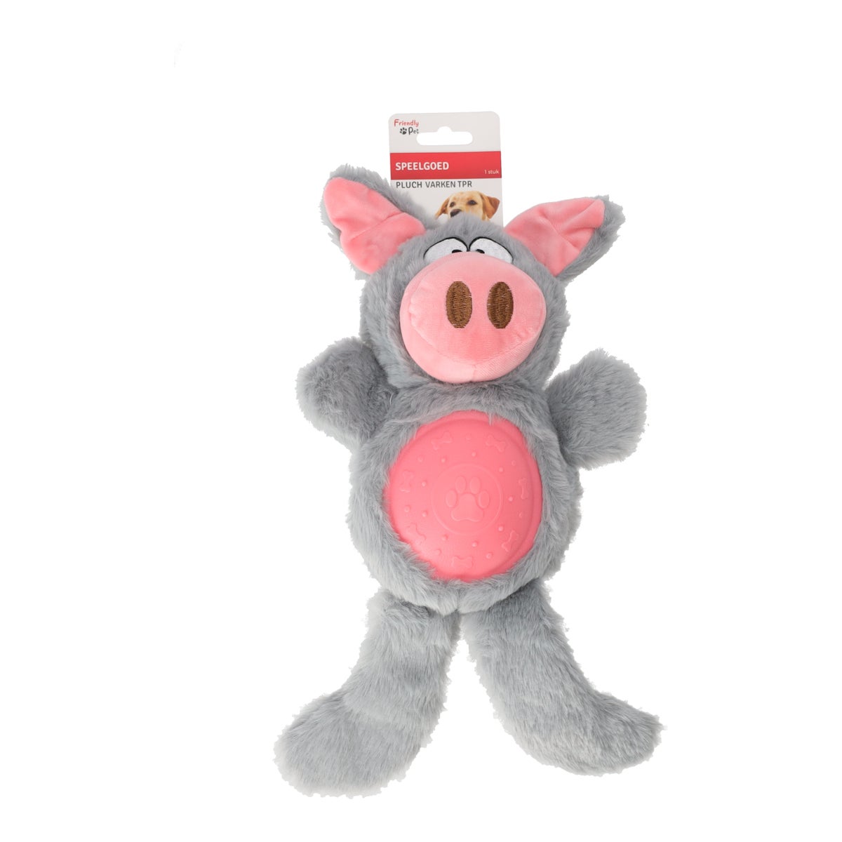 Hondenspeelgoed pluche varken TPR Hondenspeelgoed pluche varken TPR