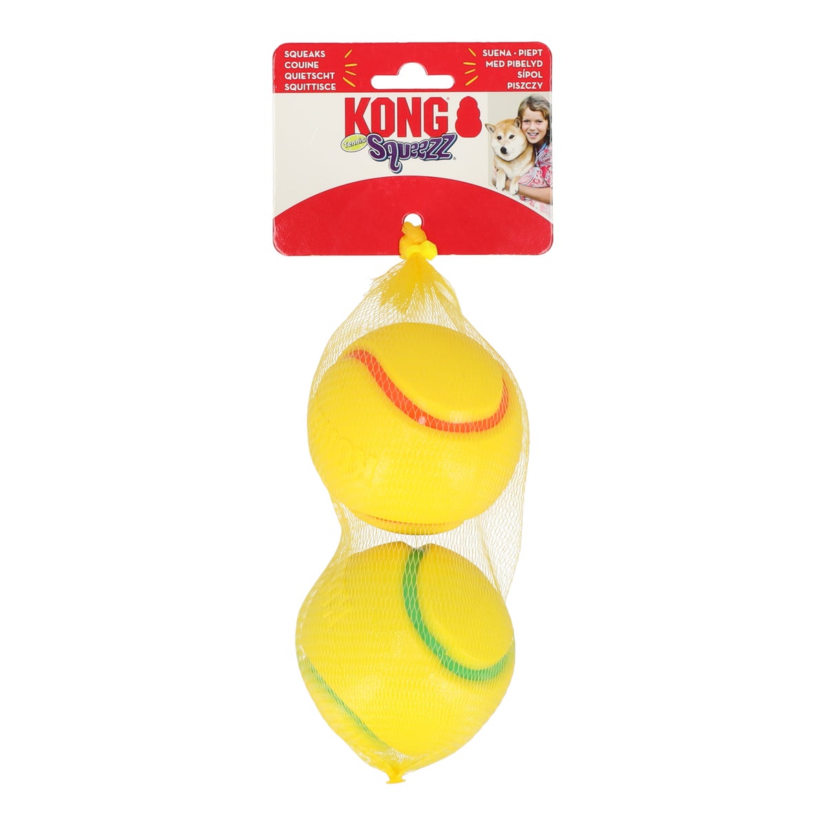 Hondenspeelgoed Squeezz Tennisbal L 2St Hondenspeelgoed Squeezz Tennisbal L 2St