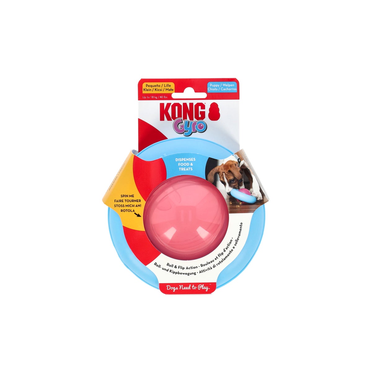 Hondenspeelgoed Gyro puppy S Kong Hondenspeelgoed Gyro puppy S Kong