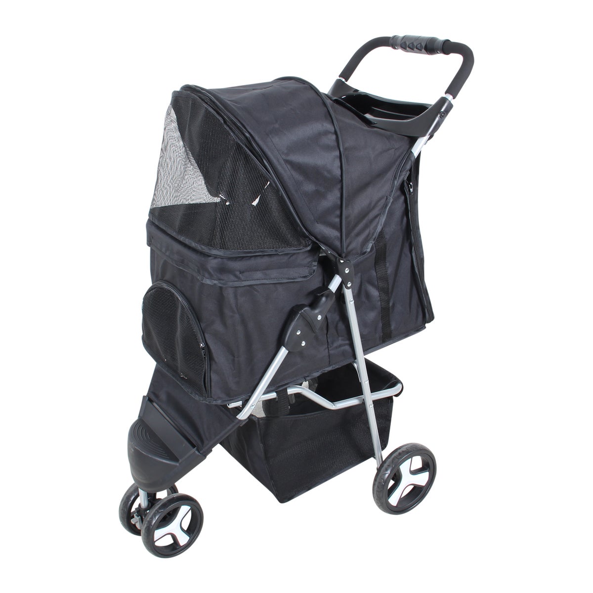 Buggy hond zwart 47x100x80cm zwart Buggy hond zwart 47x100x80cm zwart