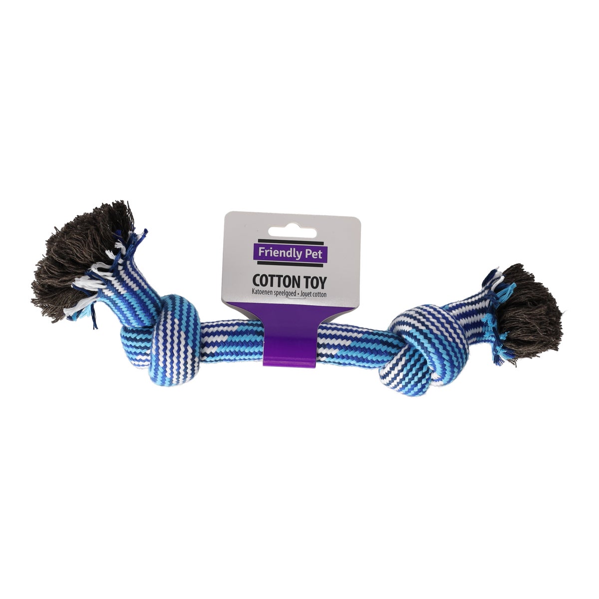 Hondenspeelgoed halter 35 cm blauw/wit Hondenspeelgoed halter 35 cm blauw/wit