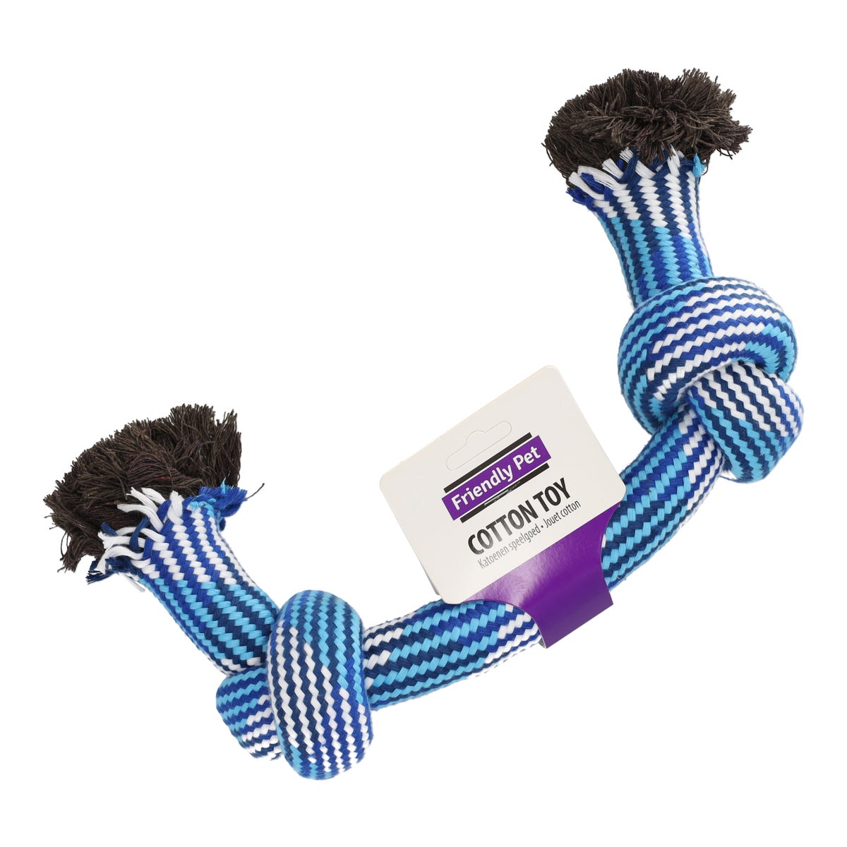 Hondenspeelgoed halter 47 cm blauw/wit Hondenspeelgoed halter 47 cm blauw/wit