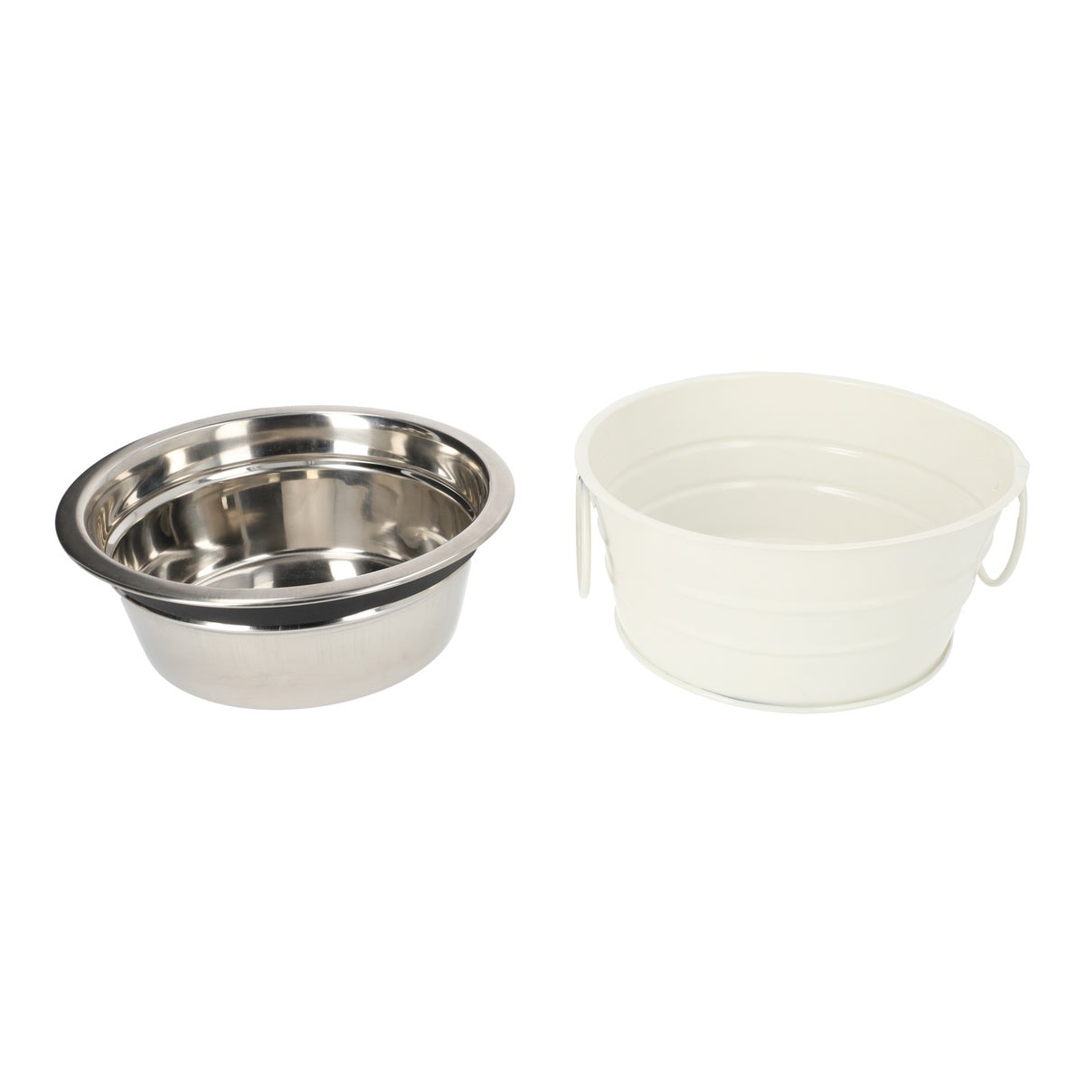 Honden voerbak brocante creme 16 cm Honden voerbak brocante creme 16 cm