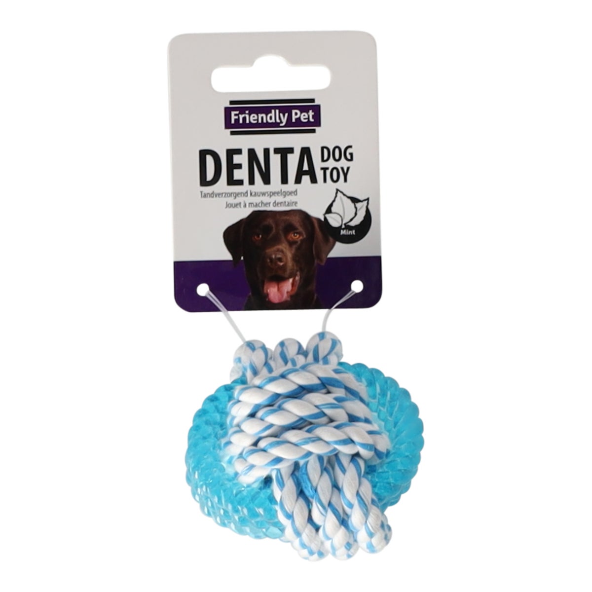 Hondenspeelgoed denta touw + ring 6 cm Hondenspeelgoed denta touw + ring 6 cm