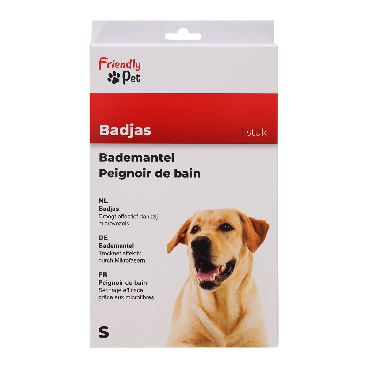 Badmantel hond blauw S 40 cm Badmantel hond blauw S 40 cm
