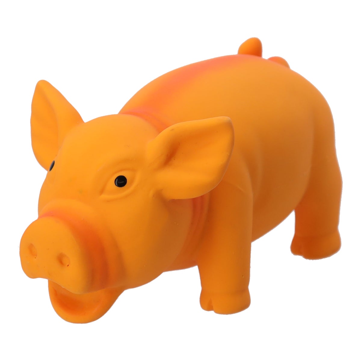 Hondenspeelgoed varken latex 16 cm oranje Hondenspeelgoed varken latex 16 cm oranje