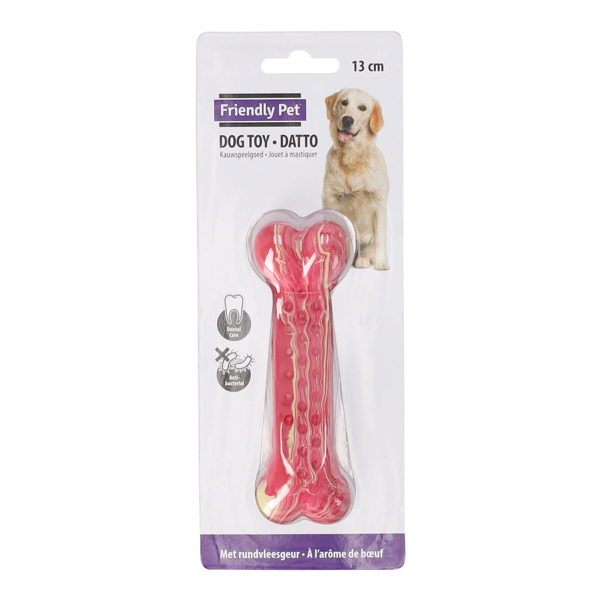 Hondenspeelgoed been gebogen rund 13cm Hondenspeelgoed been gebogen rund 13cm
