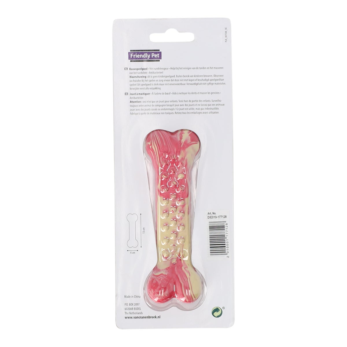 Hondenspeelgoed been gebogen rund 13 cm Hondenspeelgoed been gebogen rund 13 cm