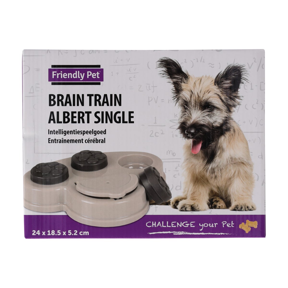 Hondenspeelgoed brain train 24 cm Hondenspeelgoed brain train 24 cm