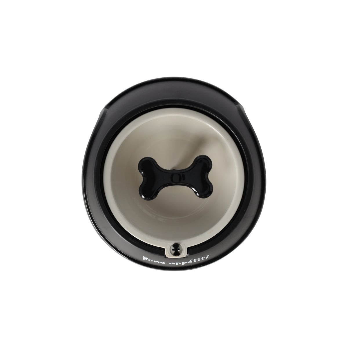 Eetpot hond Osto slow zwart 400ml Eetpot hond Osto slow zwart 400ml