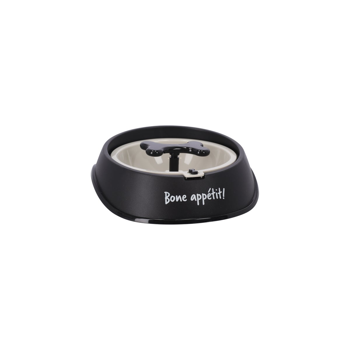 Eetpot hond Osto slow zwart 400 ml Eetpot hond Osto slow zwart 400 ml