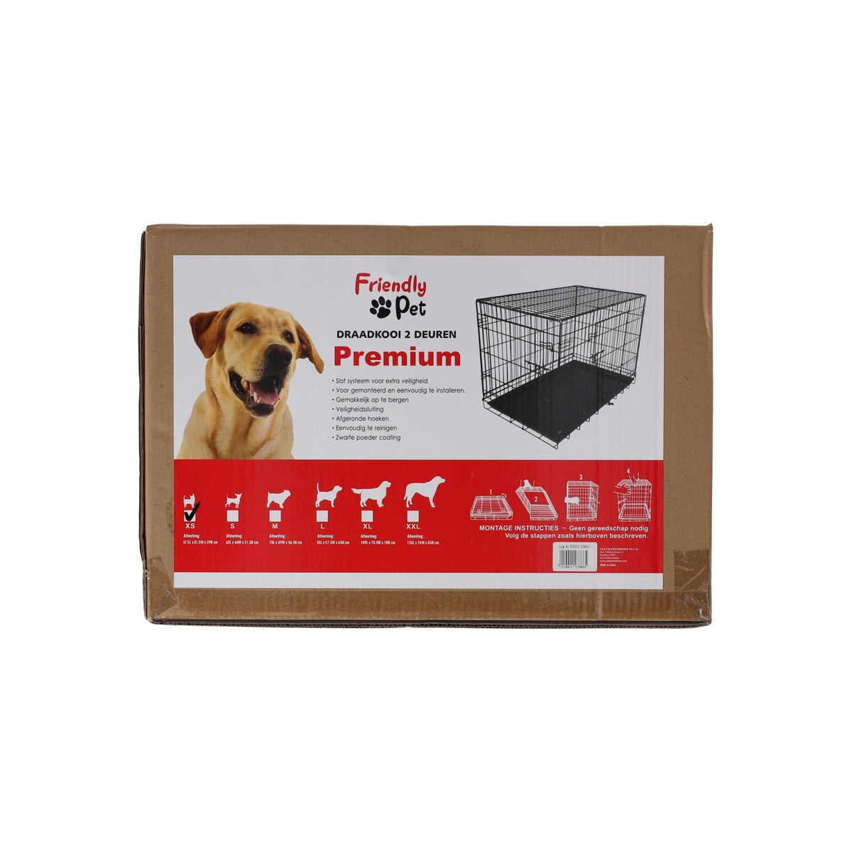 Draadkooi lx 2d zwart Draadkooi lx 2d zwart