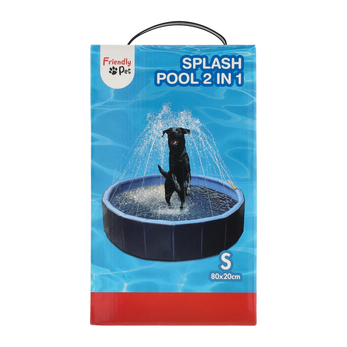 Hondenzwembad met sprinkler 80cm Splash Hondenzwembad met sprinkler 80cm Splash