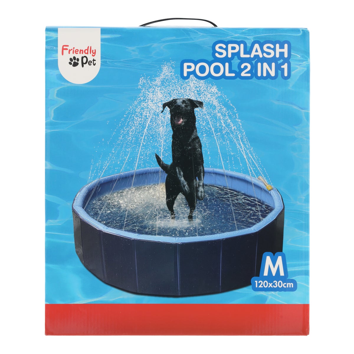 Hondenzwembad met sprinkler 120 cm Splash Hondenzwembad met sprinkler 120 cm Splash