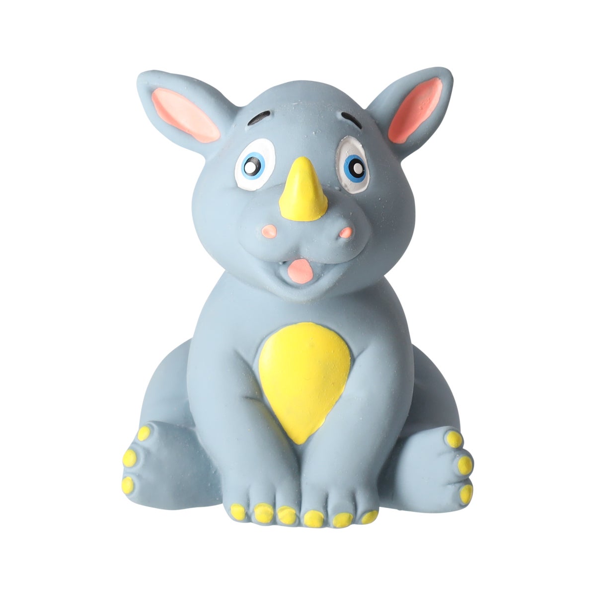 Hondenspeelgoed latex neushoorn 9 cm Hondenspeelgoed latex neushoorn 9 cm