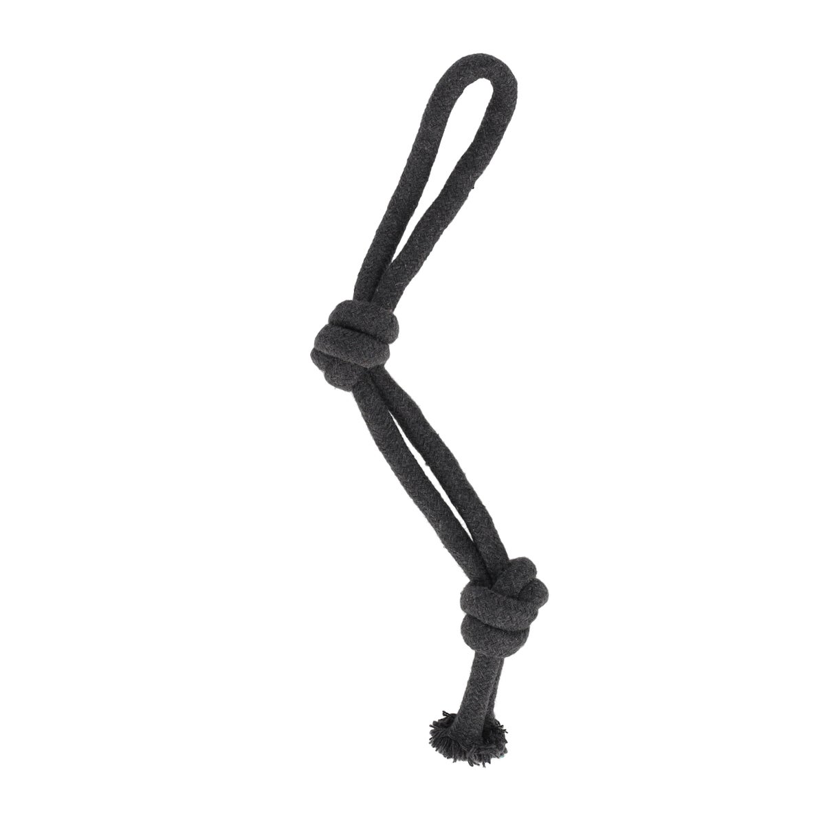 Hondenspeelgoed Ringo trektouw grijs 12mm 35cm Hondenspeelgoed Ringo trektouw grijs 12mm 35cm
