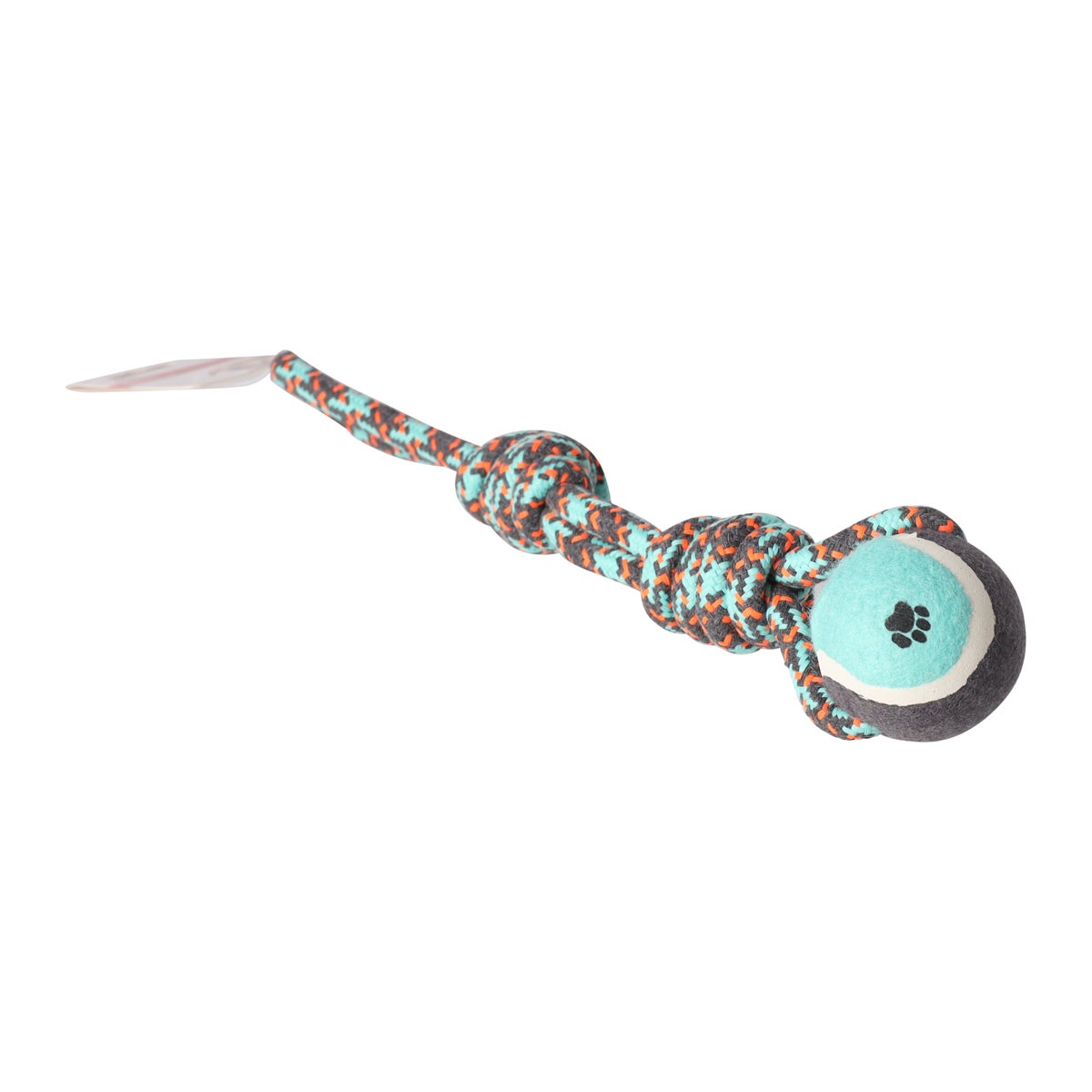 Hondenspeelgoed Riva touw twist + bal groen 38 cm Hondenspeelgoed Riva touw twist + bal groen 38 cm