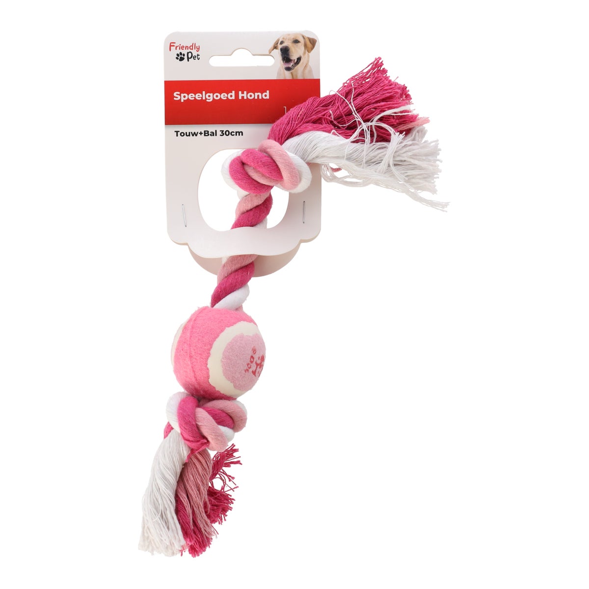 Hondenspeelgoed touw en bal 30 cm Hondenspeelgoed touw en bal 30 cm