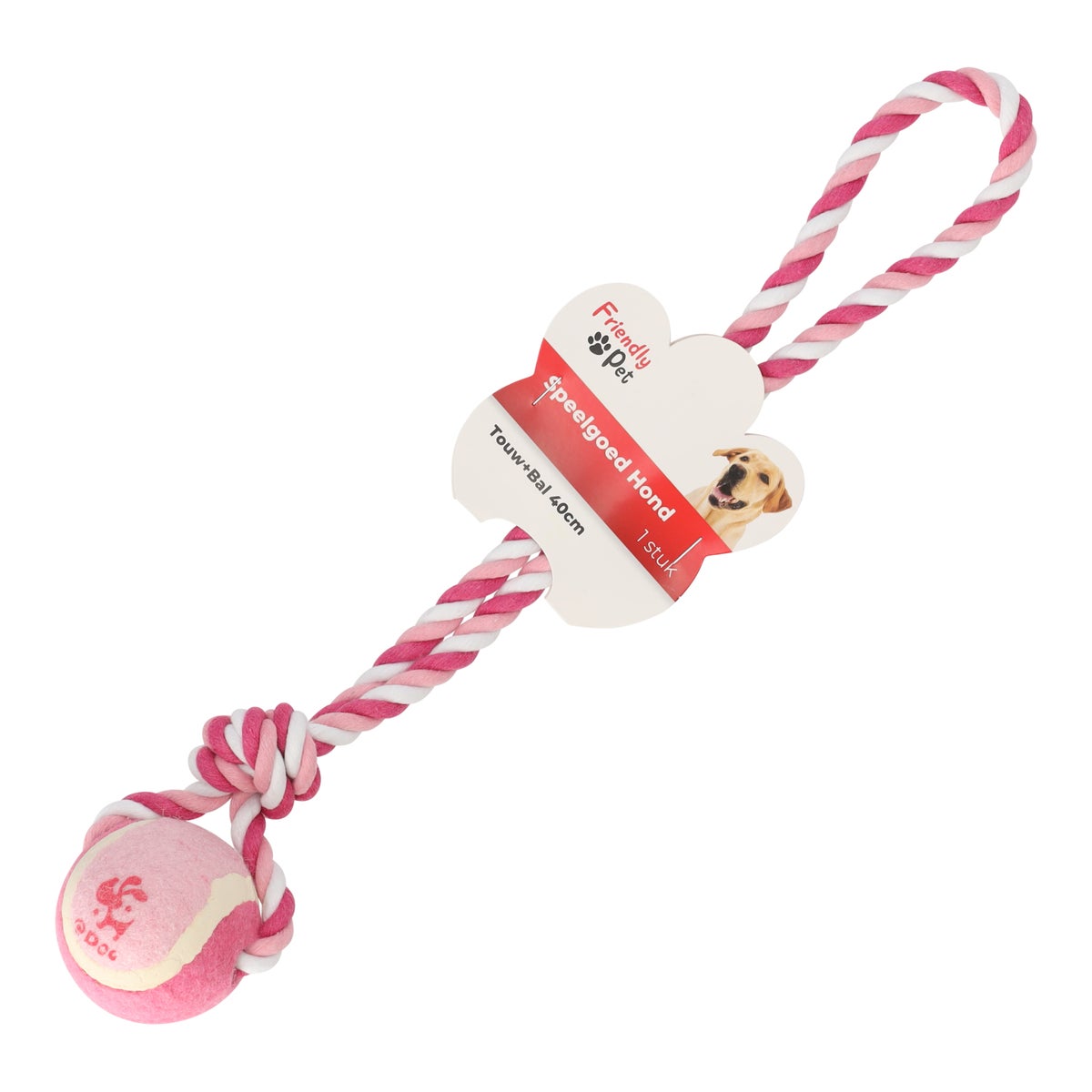 Hondenspeelgoed touw en bal 40 cm Hondenspeelgoed touw en bal 40 cm