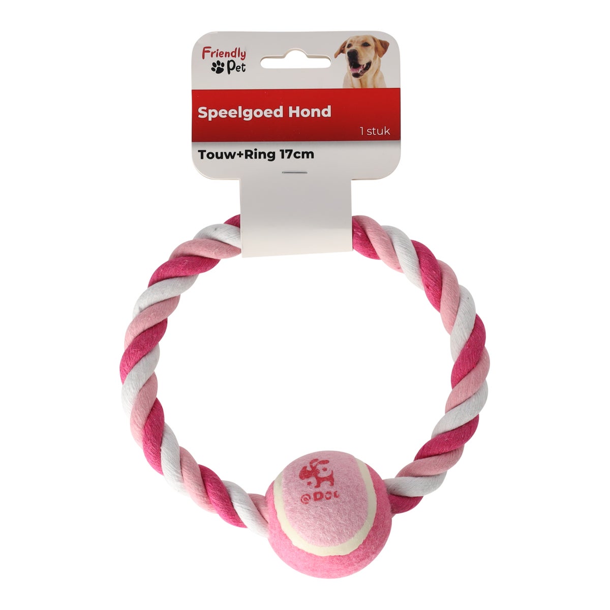 Hondenspeelgoed touw en ring 17 cm Hondenspeelgoed touw en ring 17 cm