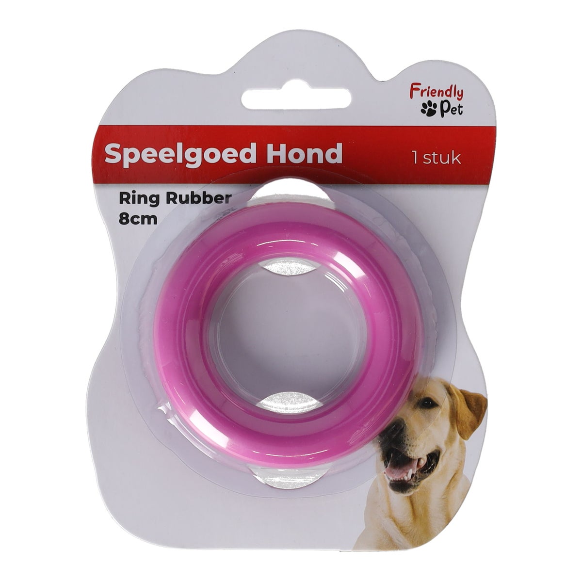 Hondenspeelgoed rubber ring 8 cm Hondenspeelgoed rubber ring 8 cm