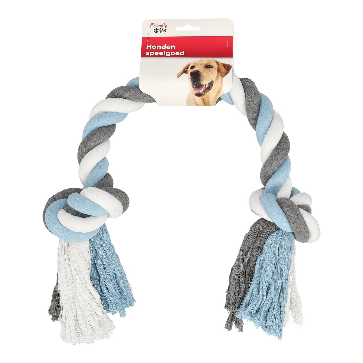 Hondenspeelgoed knoopbeek 2 knopen jumbo 75cm Hondenspeelgoed knoopbeek 2 knopen jumbo 75cm