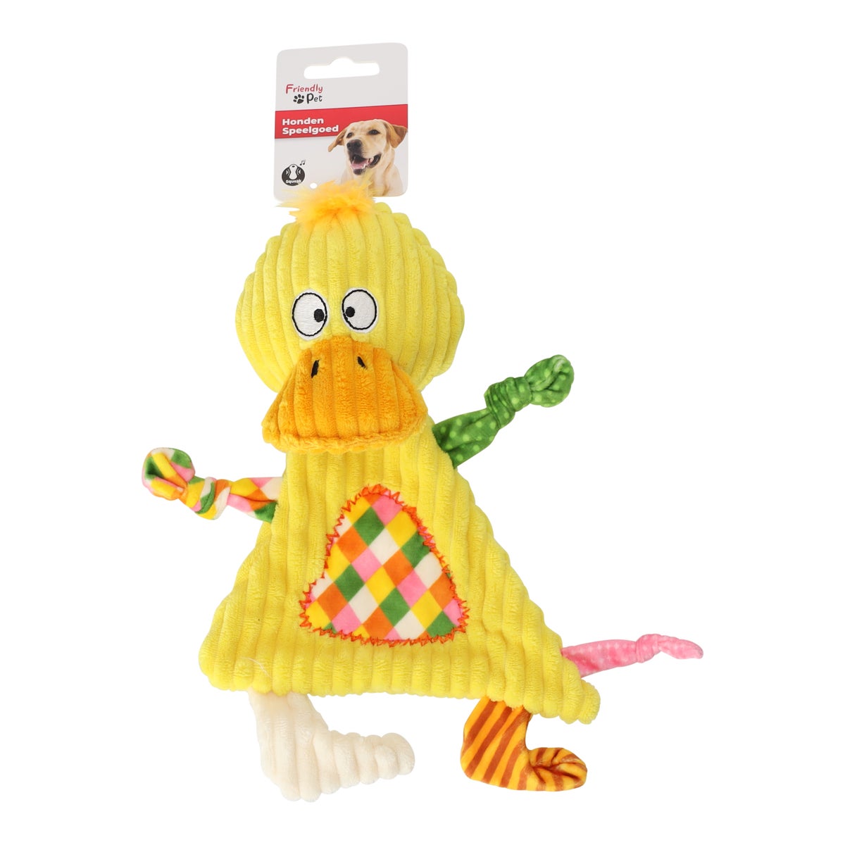 Hondenspeelgoed eend geel 22,5x29cm Hondenspeelgoed eend geel 22,5x29cm