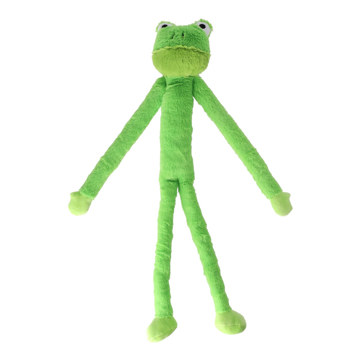 Hondenspeelgoed kikker groen 15x70cm Hondenspeelgoed kikker groen 15x70cm