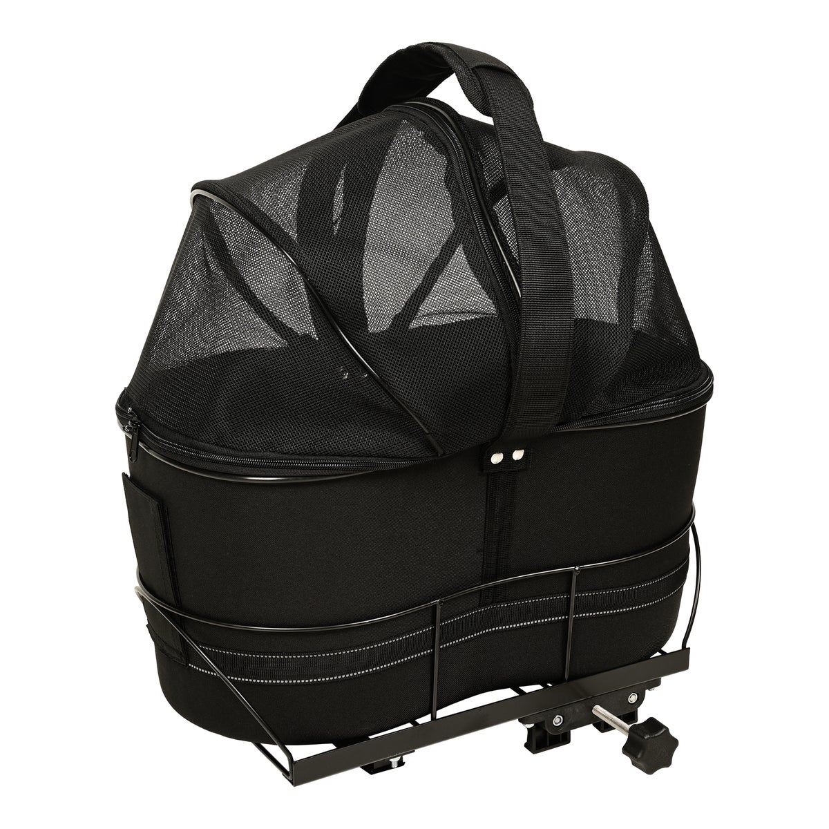 Fietsmand achter 42 x 48 x 29 cm zwart Fietsmand achter 42 x 48 x 29 cm zwart