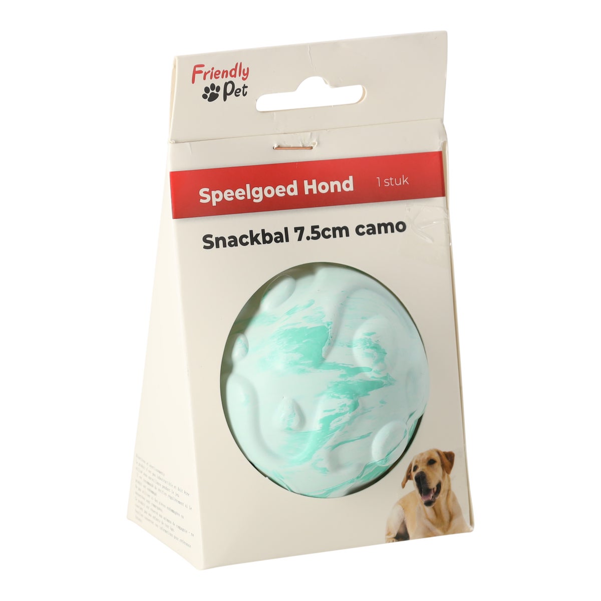 Hondenspeelgoed Snackbal 7.5 cm camo Hondenspeelgoed Snackbal 7.5 cm camo