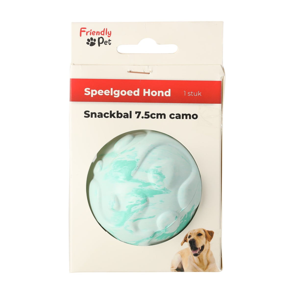 Hondenspeelgoed Snackbal 7.5cm camo Hondenspeelgoed Snackbal 7.5cm camo