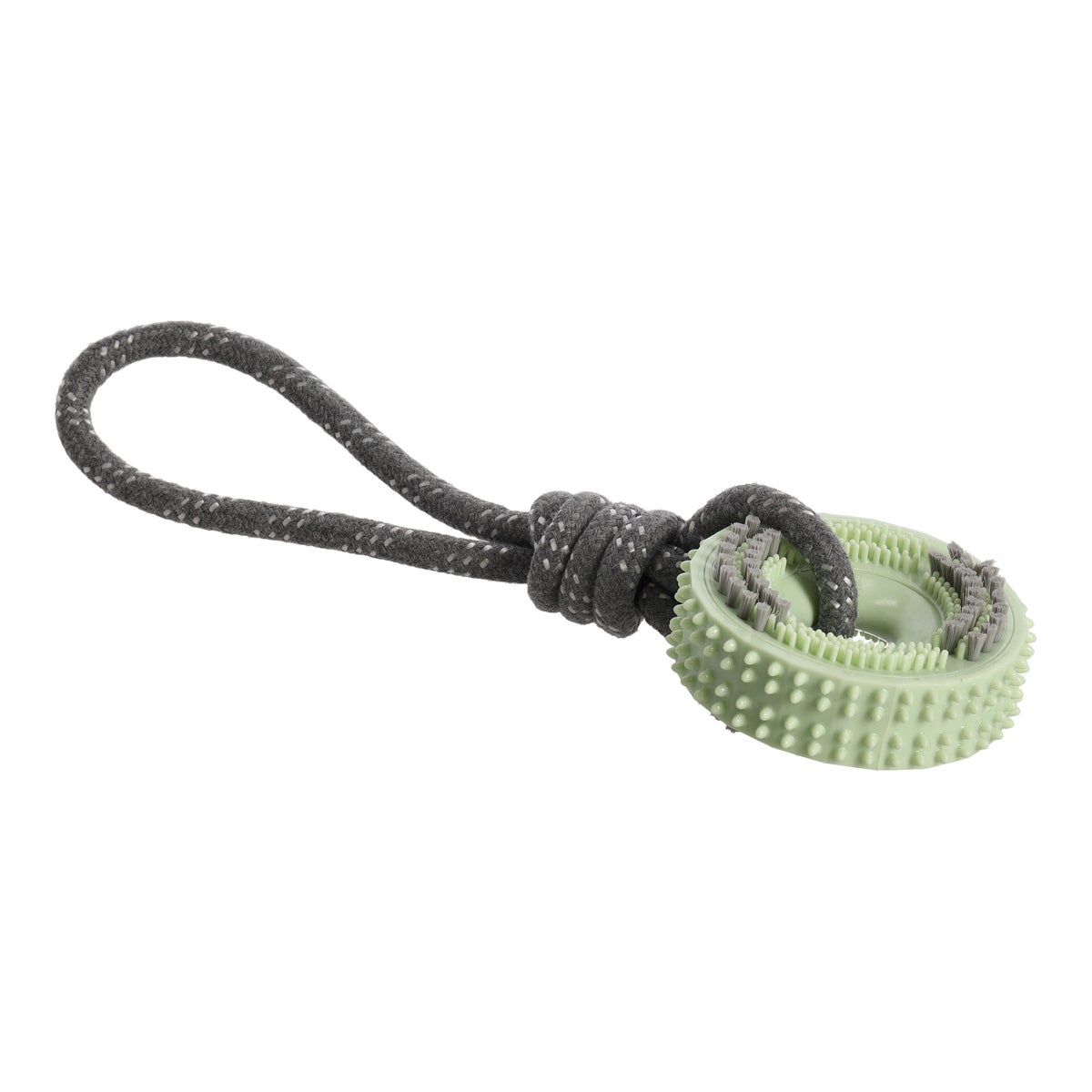 Hondenspeelgoed touw met band TPR 30cm Hondenspeelgoed touw met band TPR 30cm