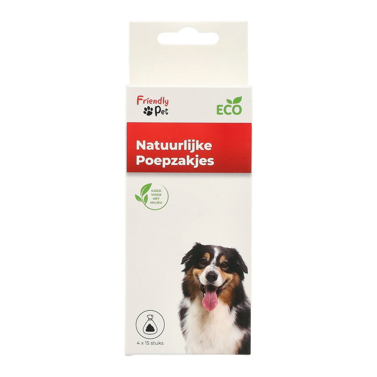 Poepzak 4 x 15 stuks biologisch Poepzak 4 x 15 stuks biologisch