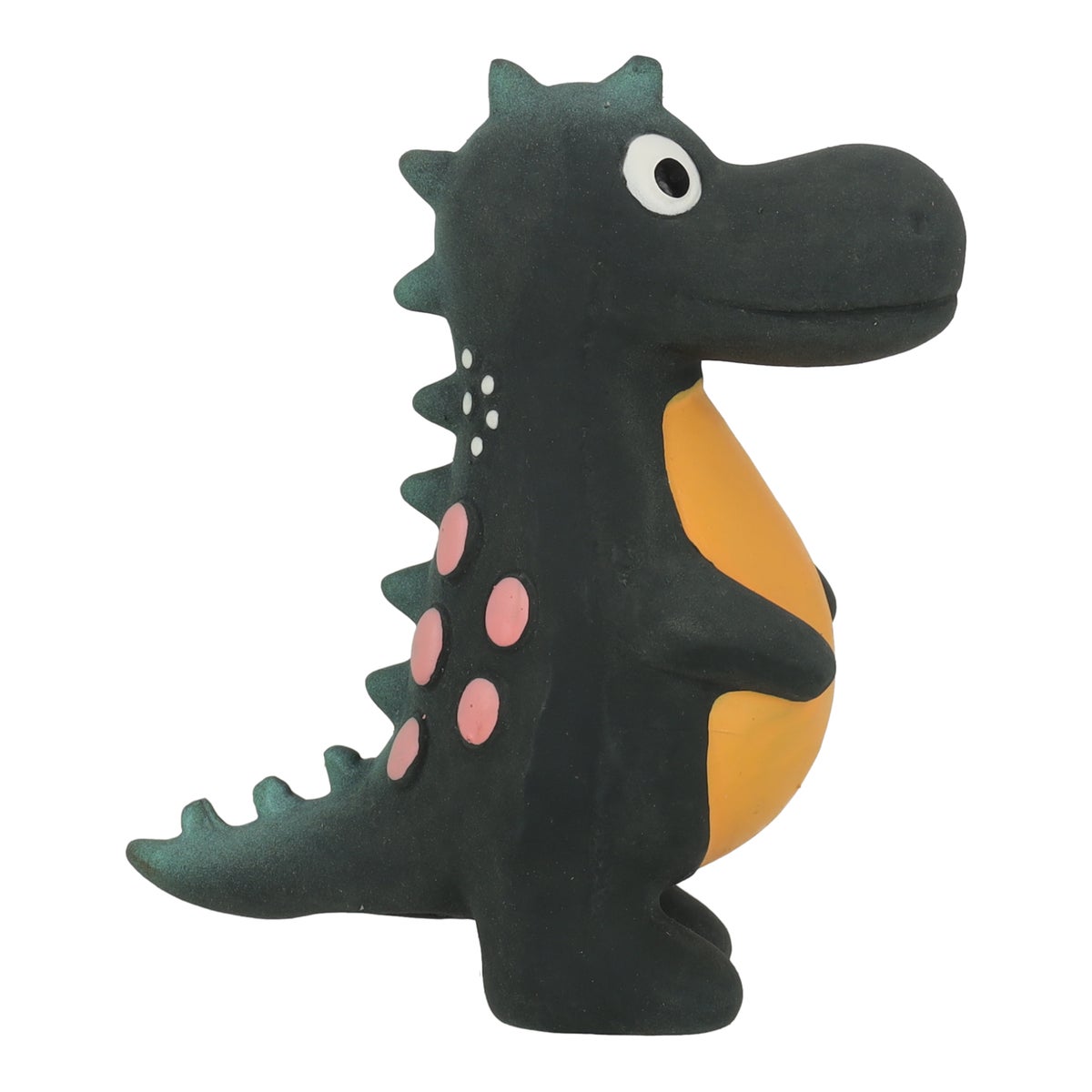 Hondenspeelgoed latex Puga dino zwart S Hondenspeelgoed latex Puga dino zwart S